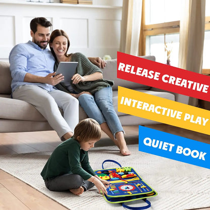 Sensory Tactile Math Developmental Education Toy Montessori Busy Board Life Skills Fine Motor Learning Activities Toys for Kids