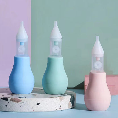 Manual Baby Nasal Aspirator (Syringe/Irrigator) — Soft Silicone Tip