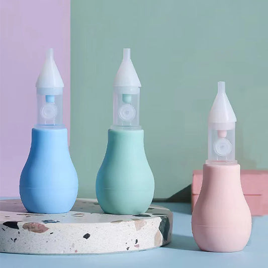 Manual Baby Nasal Aspirator (Syringe/Irrigator) — Soft Silicone Tip