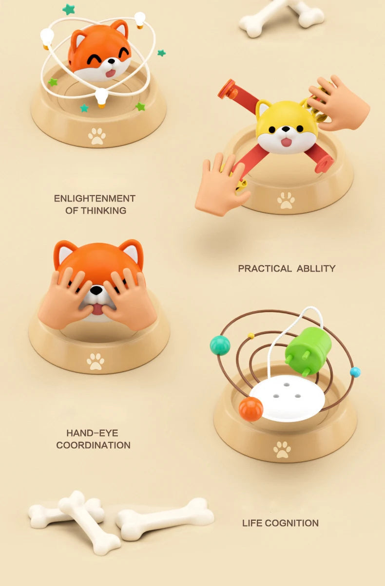 Montessori Sensory Cube Toys