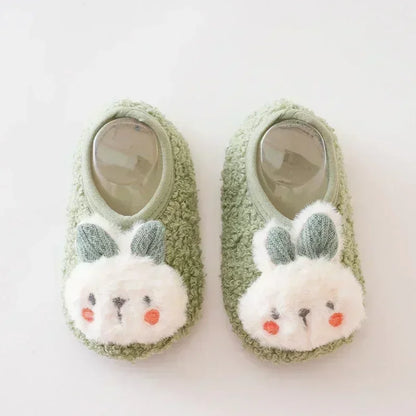 Baby First-Walker Shoes — Anti-Slip, Warm Fabric (Unisex | Sizes S–L)