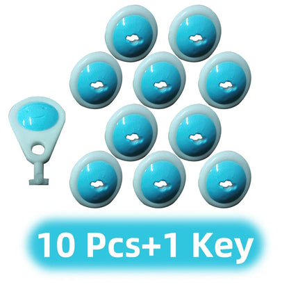 Universal Child Safety Cabinet Locks - Multi-Size Protection Set