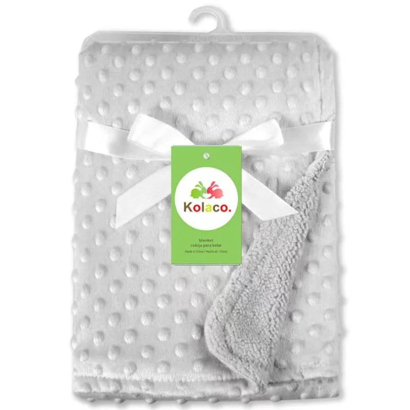 Baby Blanket & Swaddle Set - Thermal Fleece Newborn Bedding