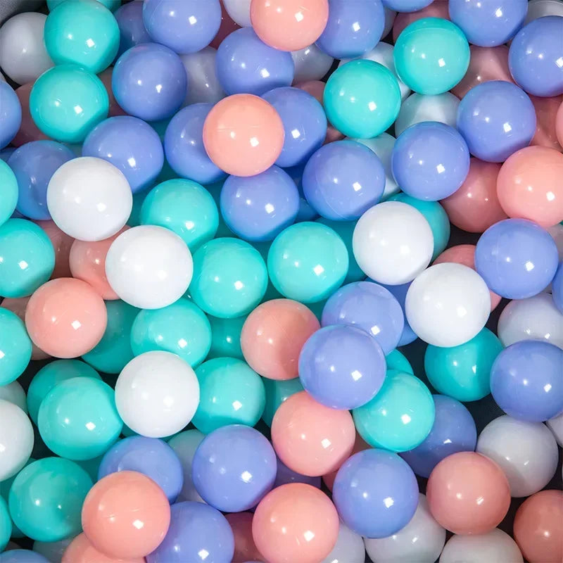 100-Piece Colorful Ball Pit Balls - Safe Plastic Play Balls for Kids