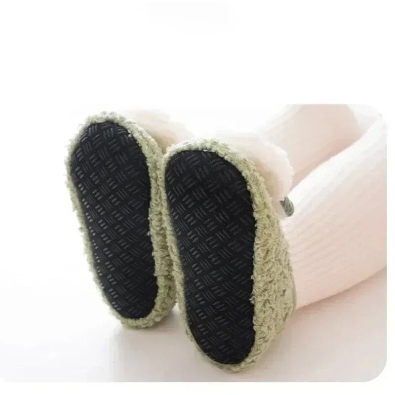 Baby First-Walker Shoes — Anti-Slip, Warm Fabric (Unisex | Sizes S–L)