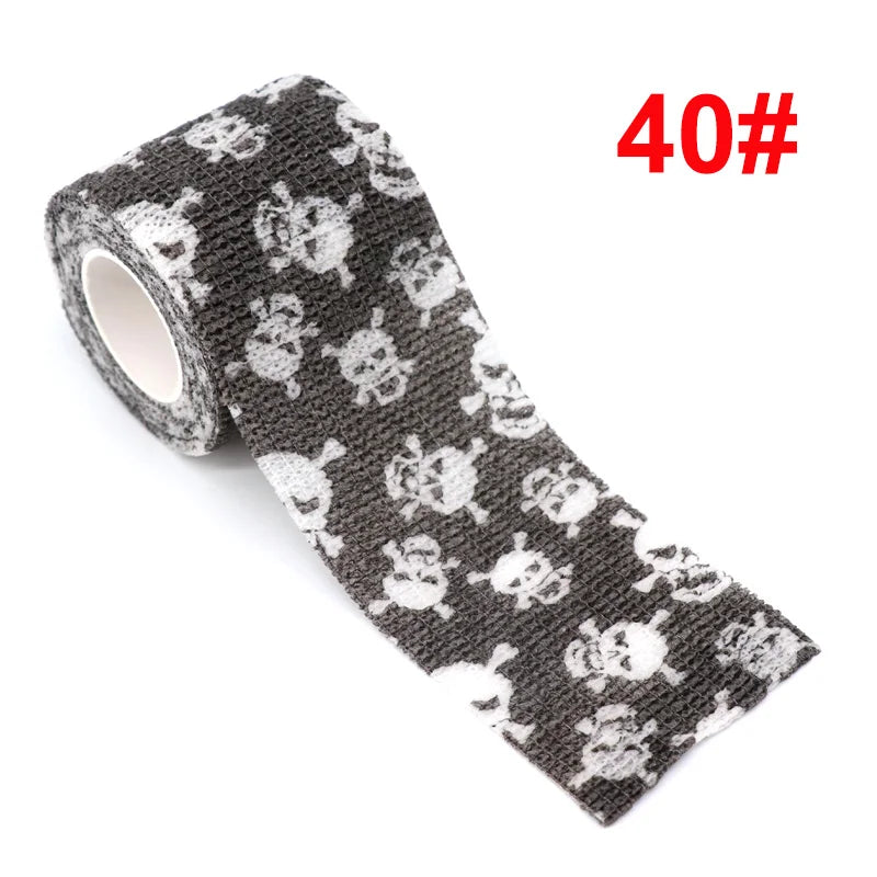 Animal Print Self-Adhesive Wrap for Kids — 2.5 cm / 5 cm (1.9 m roll, stretches to ~4.5 m)