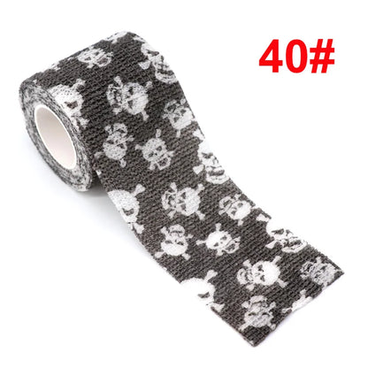 Animal Print Self-Adhesive Wrap for Kids — 2.5 cm / 5 cm (1.9 m roll, stretches to ~4.5 m)