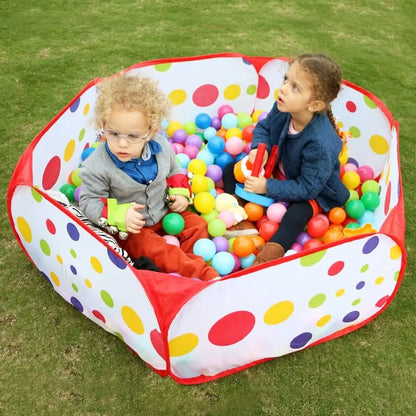 Foldable Kids Ball Pool Play Pen— Indoor/Outdoor (Balls Not Included)