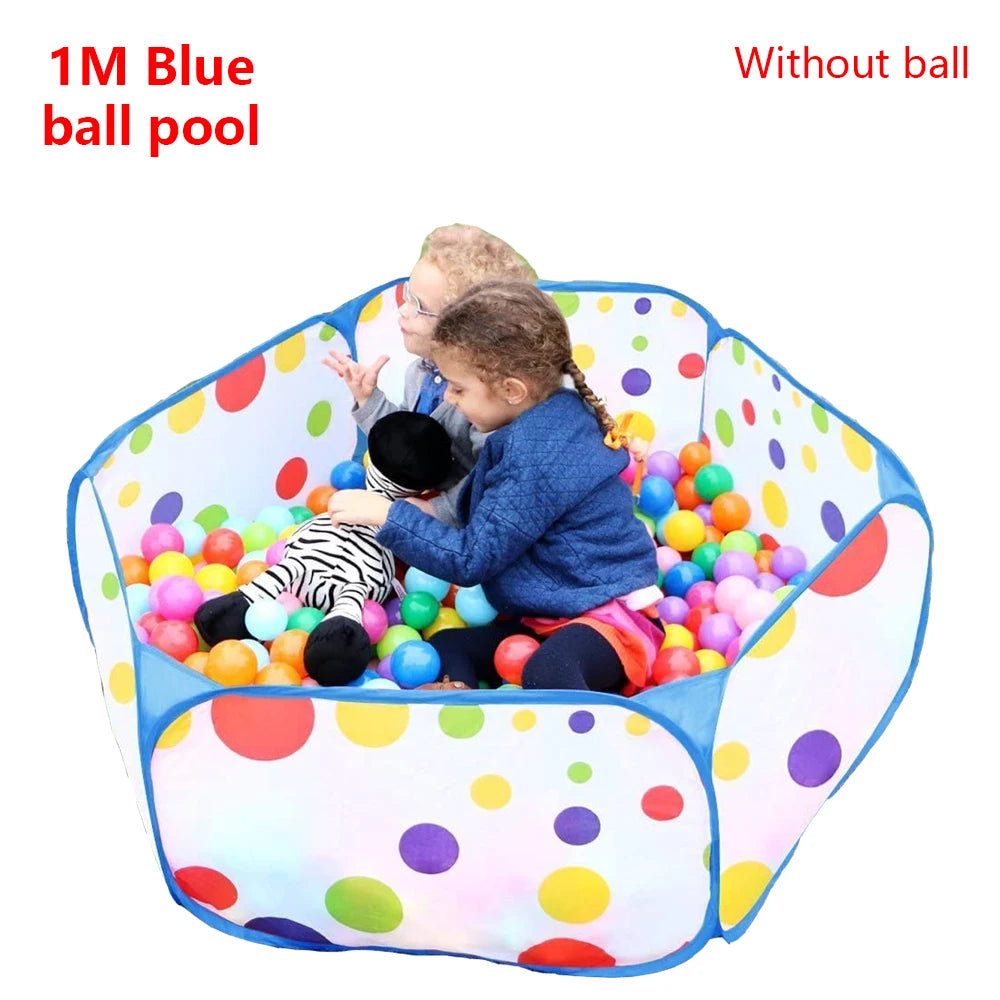 Foldable Kids Ball Pool Play Pen— Indoor/Outdoor (Balls Not Included)