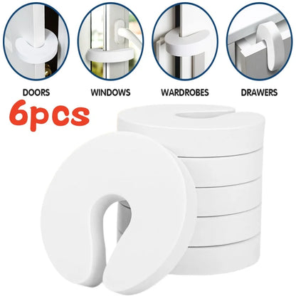 6-Pack Soft Foam Door Finger Guards - Baby Safety Protection