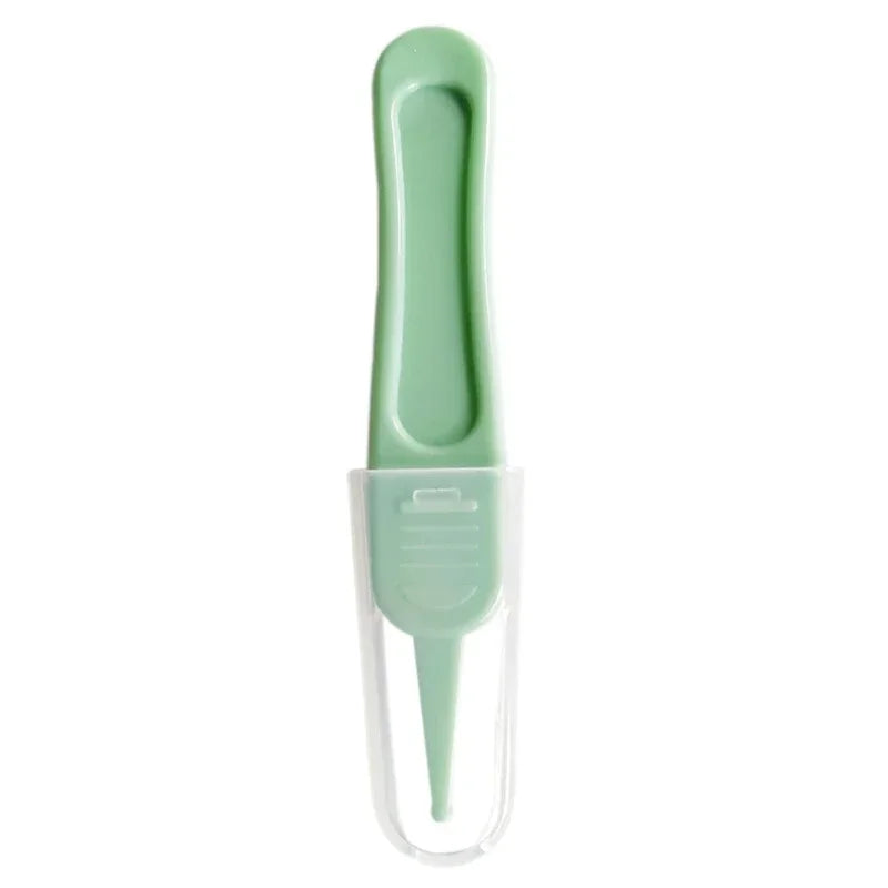 Baby Nasal Cleaning Tweezers — Rounded Tip, Anti-Slip Grip (1 pc)