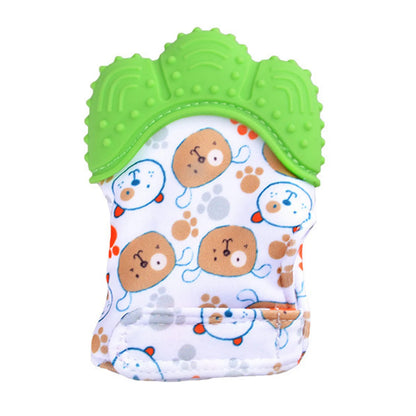 Baby Teether Cartoon Printed Children'S Gloves For Children And Babies Teethers Anti Eating Hand Teething Chewing Toy Baby Stuff