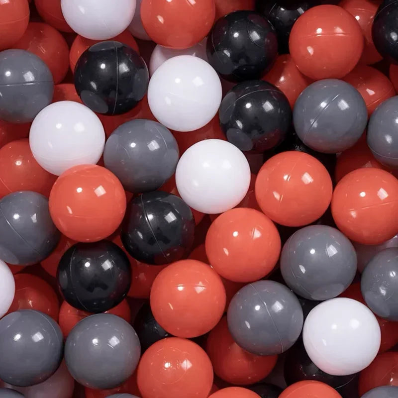 100-Piece Colorful Ball Pit Balls - Safe Plastic Play Balls for Kids