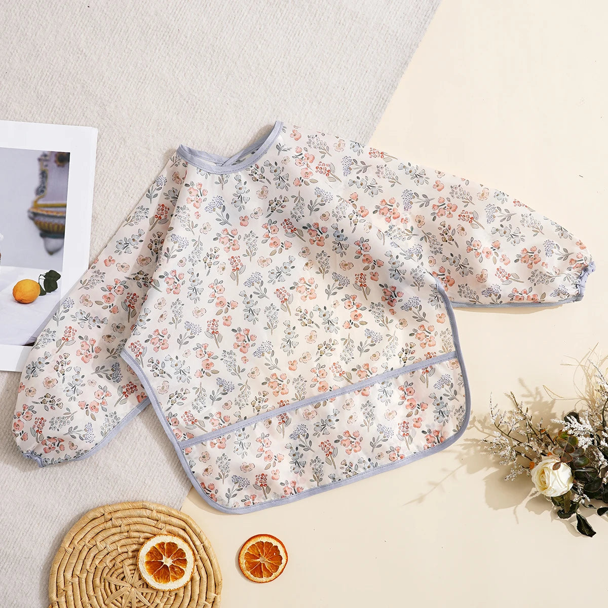 Long-Sleeve Mealtime Smock