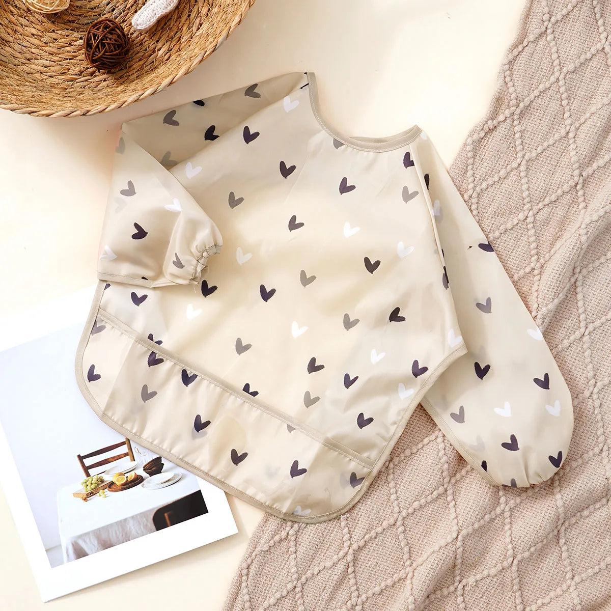 Long-Sleeve Mealtime Smock