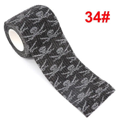 Animal Print Self-Adhesive Wrap for Kids — 2.5 cm / 5 cm (1.9 m roll, stretches to ~4.5 m)