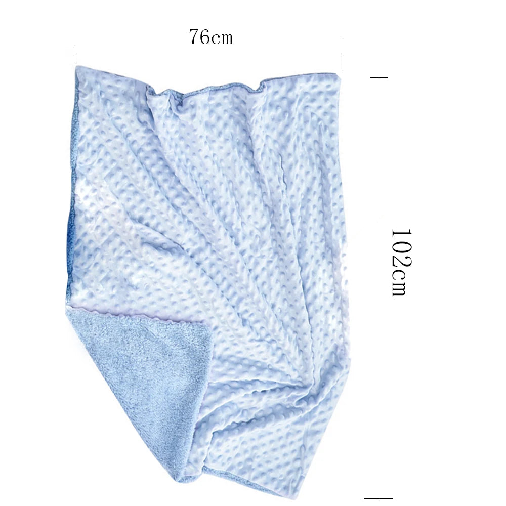 Baby Blanket & Swaddle Set - Thermal Fleece Newborn Bedding