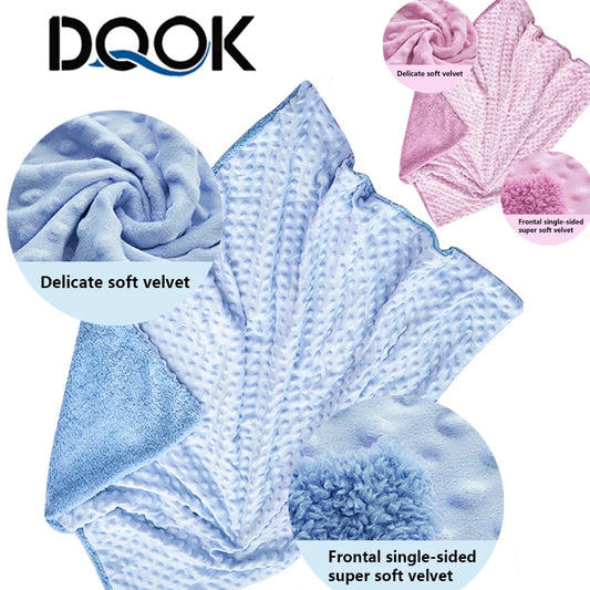 Baby Blanket & Swaddle Set - Thermal Fleece Newborn Bedding