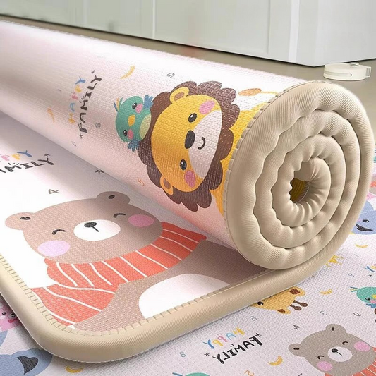 Double Sided Educational Baby Play Mat – Large Foldable Foam Activity Rug | 5 Sizes, Safe Crawling Carpet for Kids & Toddlers