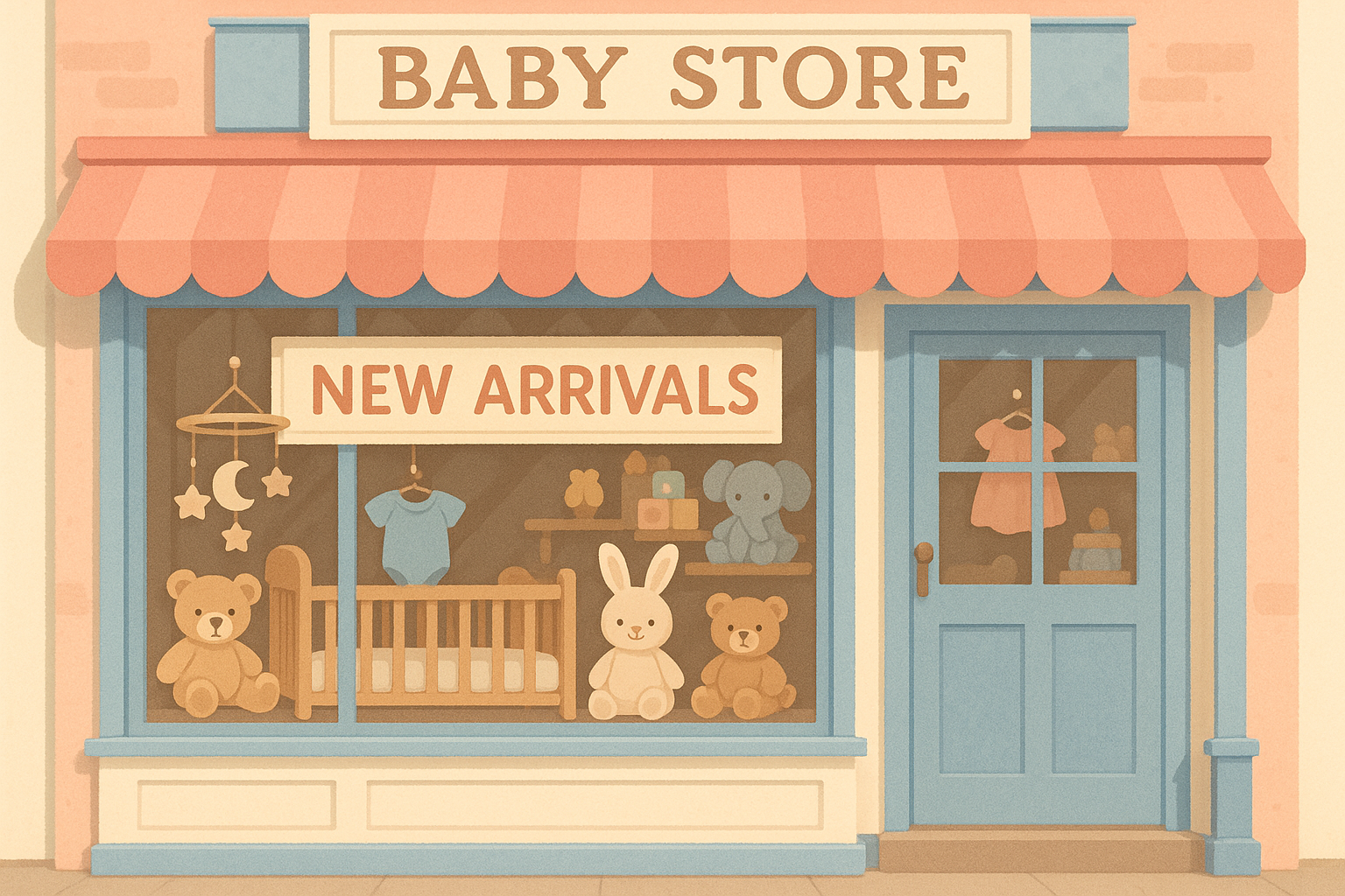 make the store show a baby storefront 