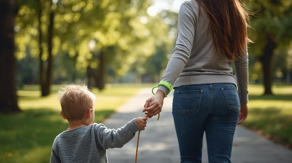 Children’s Anti-Lost Safety Rope – Adjustable Baby Walking Wristband with Metal Chain